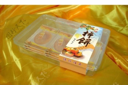 柿饼塑料盒标签图片