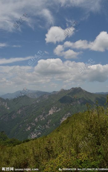 沣峪分水岭图片