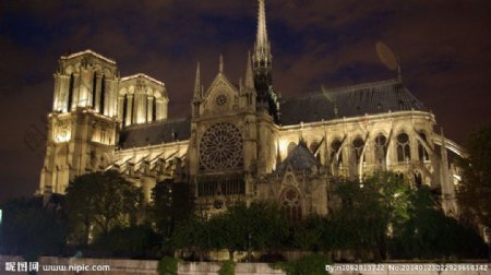 巴黎圣母院风光图片