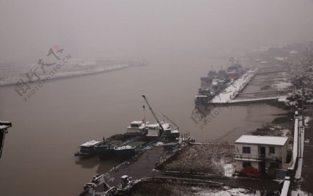 宁波雪景图片
