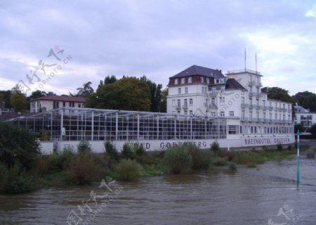 德国莱茵河畔建筑图片
