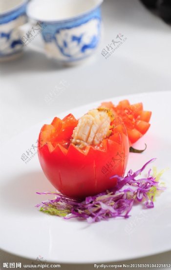 西红柿煮大连鲍图片