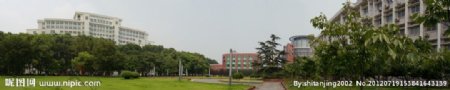 华中师范大学博雅广场全景图片