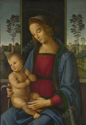 安德里亚迪Aloigi圣母圣婴图片
