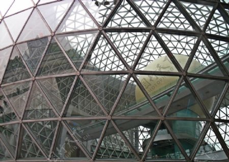 玻璃球建筑图片