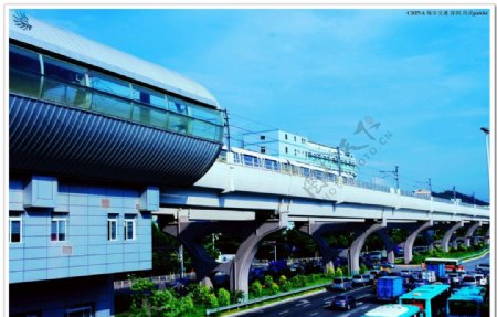 中国桥梁地铁交通图片