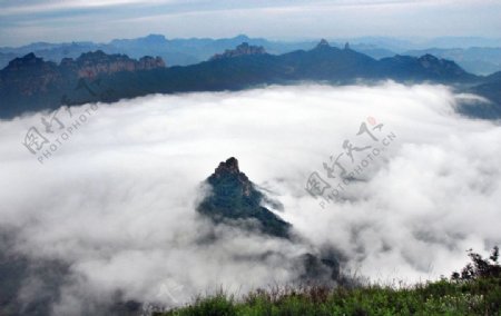 旅游摄影自然风景太行山脉山水图片
