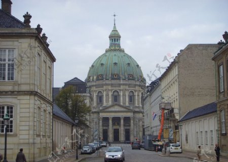 丹麦大理石教堂图片