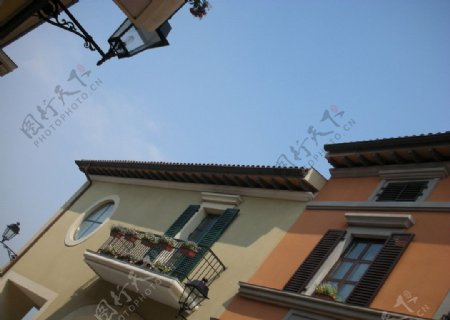 佛罗伦萨小镇房顶图片
