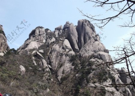 黄山奇石风景图片