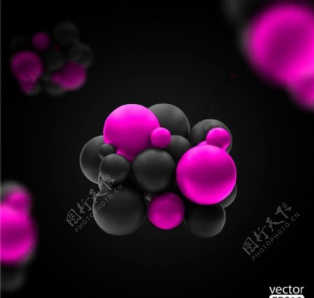 3D球体设计细胞图片