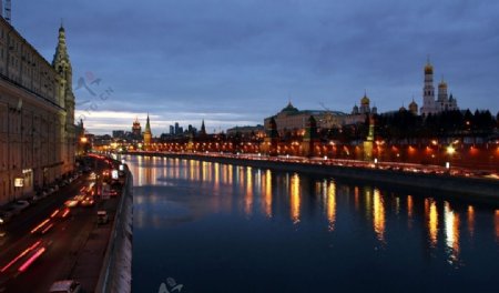 莫斯科的晚上图片