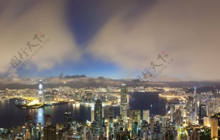 香港万家灯火图片