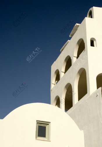 希腊风情建筑图片
