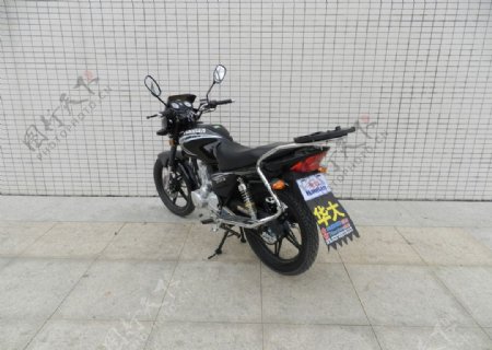 摩托车HJ1255B黑色钢圈图片