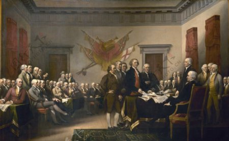 美国独立宣言图片