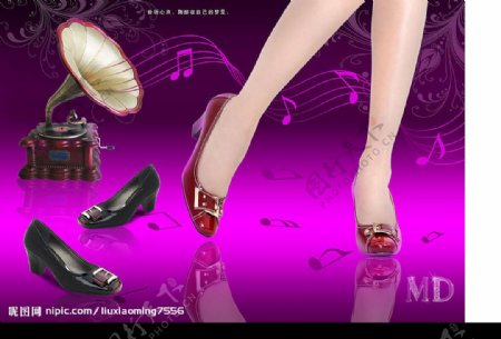 女鞋画册鞋子广告图片