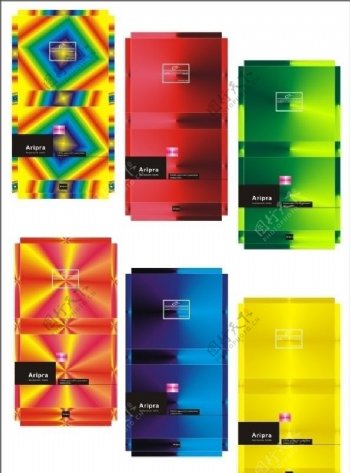 七彩虹包装设计图片