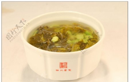 春蚕酸菜汤图片