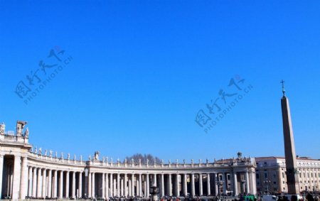 梵蒂冈圣彼得广场图片