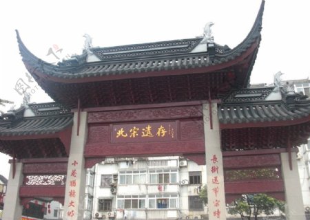 上海七宝老街牌楼图片