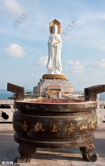 海南南山佛教文化风景区海上观音图片