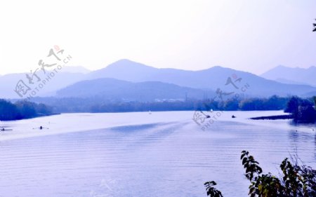 西湖远景图片