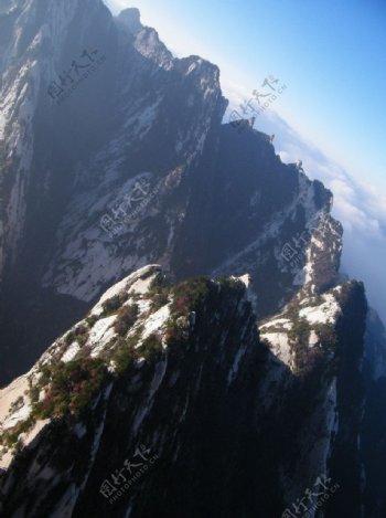 西安华山南峰图片