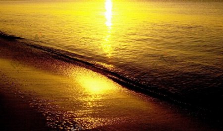 海上阳光图片