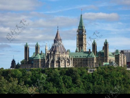 加拿大國會山莊图片