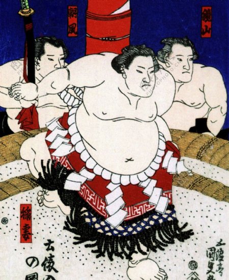 日本相扑图片