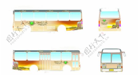 公车车身设计图片