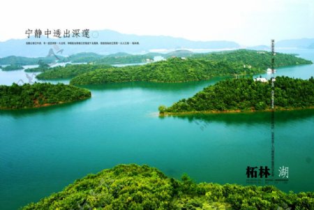 柘林湖风景图片