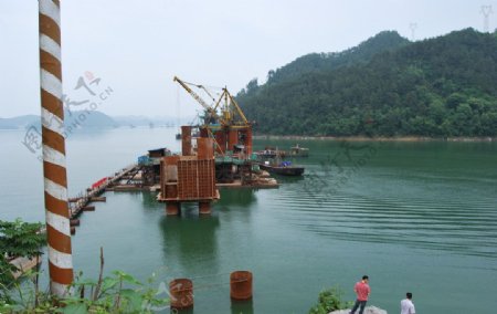 建设中的上江埠图片