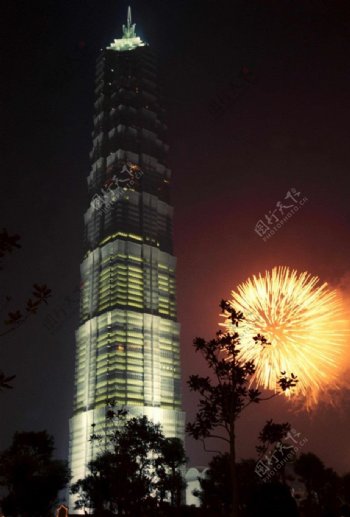 上海风光摩天楼图片