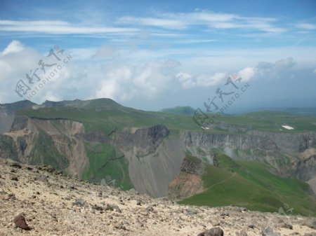 火山岩地貌图片