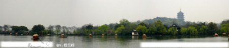 杭州西湖美景接片图片