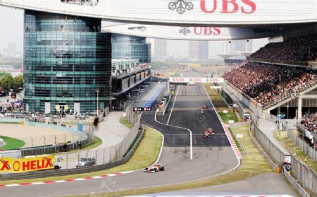 上海F1赛场图片