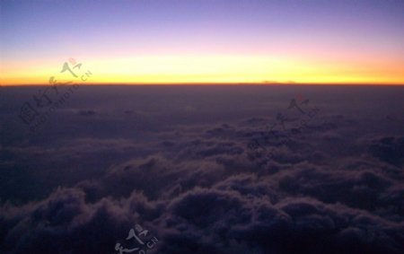 富士山风光云海朝霞图片