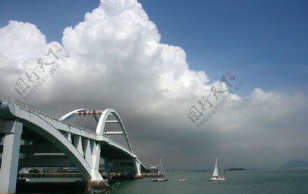 五缘湾大桥图片