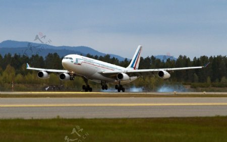 空客A340法国专机图片
