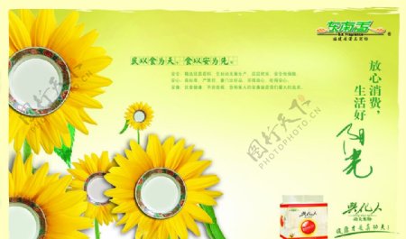 向日葵食品产品包装图片