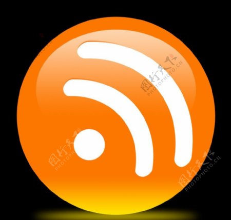 橘色RSS图标图片