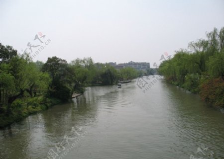 扬州城市内河景观图片