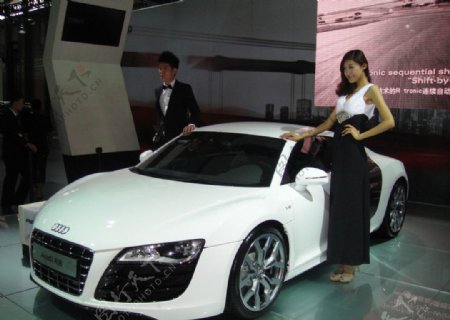 2012浦东国际车展奥迪R8车型图片