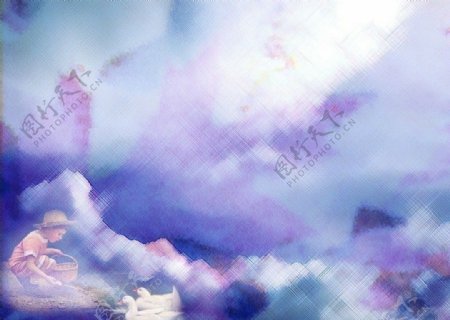 雲海插圖图片
