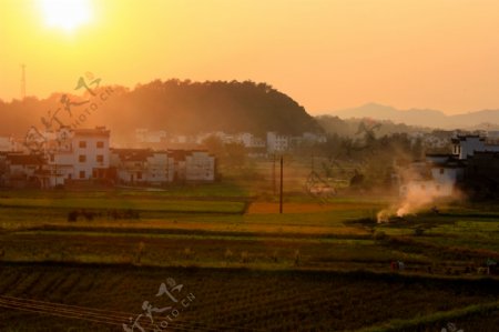 夕阳图片