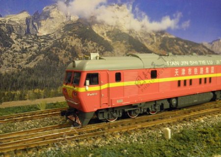 火车模型天津地方铁路图片