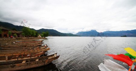 泸沽湖风光图片