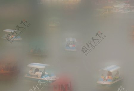 锡惠公园划船图片